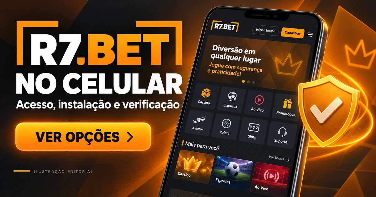 R7Bet app: Android, APK, iOS e segurança