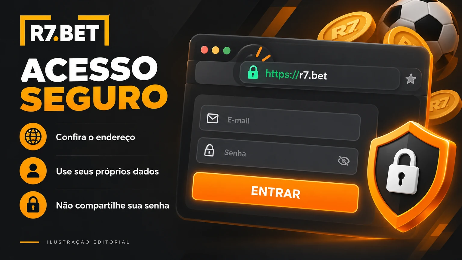Checklist editorial de verificação do domínio e do acesso seguro à R7Bet